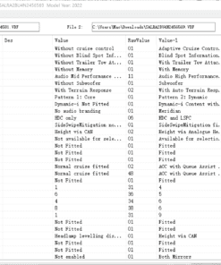 New JLR CCF Tools 4.9 for JLR 2017-2024 CCF Editor 37 L462 CCF Tools 4.9 11