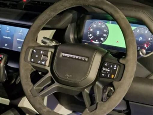 Land Rover Defender L663 Heated Alcantara Paddle Shift Steering Wheel