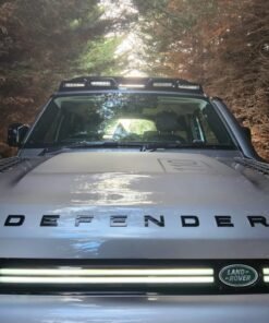 Gloss Black Casing Front Grill Led Dynamic Light for Defender L663