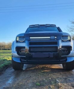 Gloss Black Casing Front Grill Led Dynamic Light for Defender L663