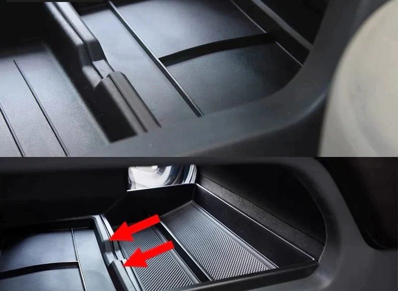 TPE Center Console Lower Storage Mat for Defender L663