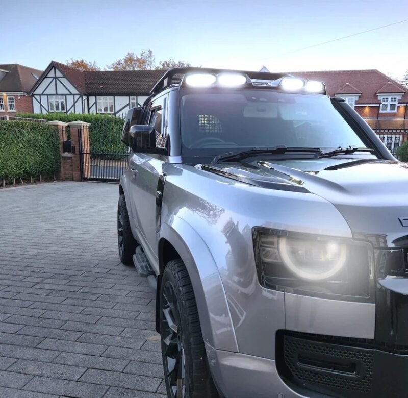 Wide Wheel Arch Kit Gloss Black for Defender L663