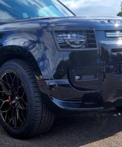 Gloss Black Front Bumper Canards for Defender L663