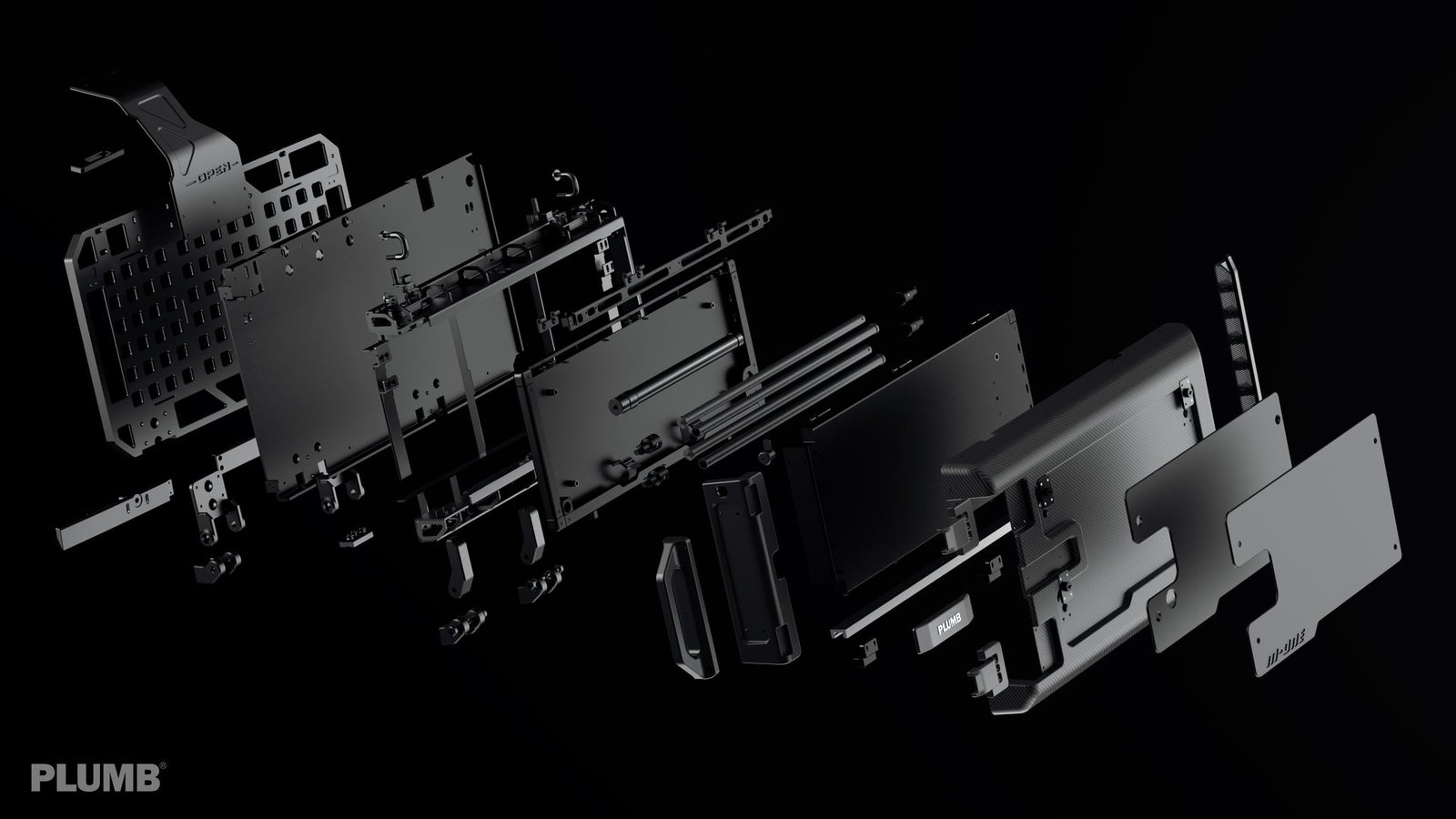 1715179237 165 PLUMB quotM onequot dry carbon side case equipment set